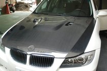 Applicable BMW E90 retrofit M3 models of machine cover E90 M3 open pore personality carbon fiber engine cover a pure carbon fiber]