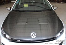Apply Volkswagens cool carbon fiber machine Gay cool personality Custom open pore Citation Engine cover a pure carbon fiber]
