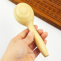 Wooden sand egg maracas sand hammer Orff childrens percussion instrument kindergarten early education teaching aids ring egg