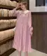 Розовые длинные рукава [3123-b.