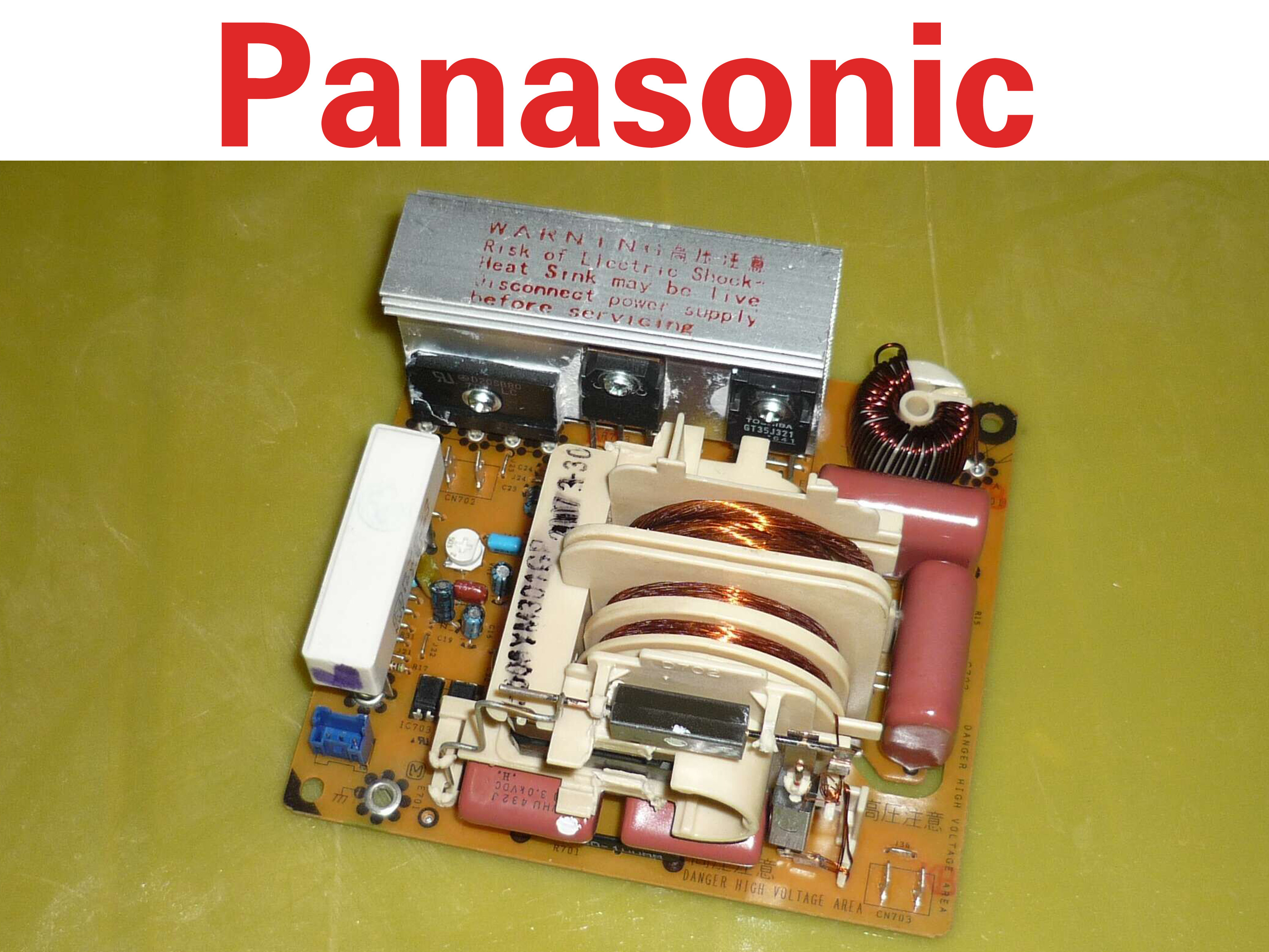 Original fit new loose lower microwave accessories Inverter Board Frequency Inverter F606YM306GP Power Board High Pressure Plate