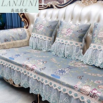 Eurostyle sofa cushion cover all season universal non-slip Guido 123 Composition light upscale luxury American genuine leather cushion