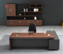 Thickened boss table and chair filing cabinet combination big class manager desk single table large desk desk work table