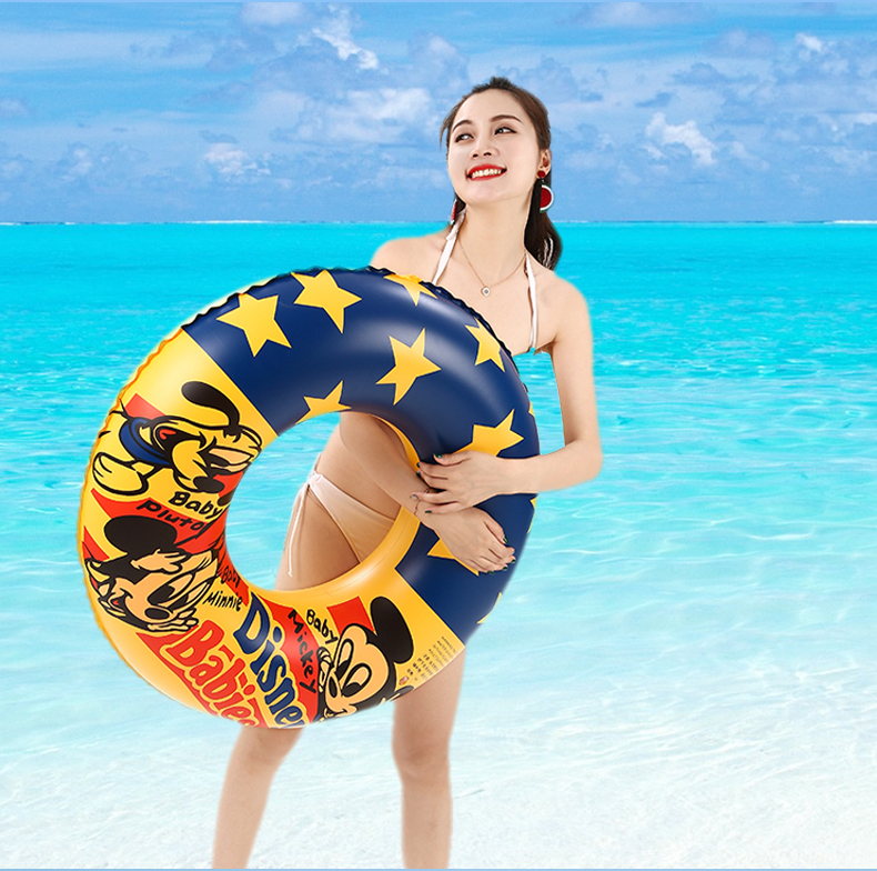 Bơi vòng người lớn dày nam giới và phụ nữ inflatable phao cứu sinh để tăng nách của trẻ em vòng tròn ngồi người lớn bơi vòng phao phao bơi người lớn