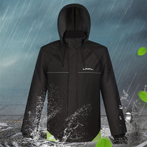  Xiaoyan raincoat rain pants suit Waterproof split rain suit Mens motorcycle full body anti-rain riding raincoat