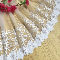 35cm wide soft mesh lace accessories chun mian xian embroidery dress skirt hem manual DIY decorative fabric