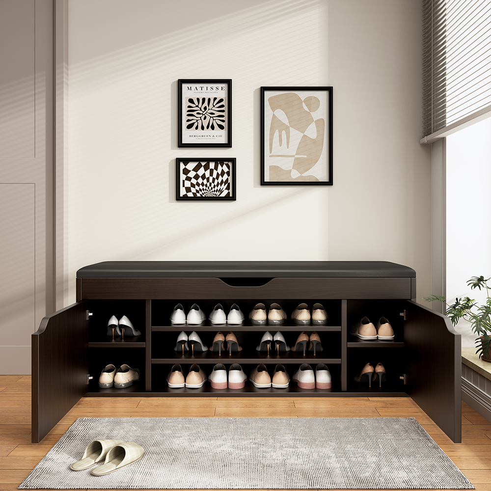 Shoe changing stool Home doorway Shoe cabinet entrance door stool Shoes Stool can sit with soft bag cushions storage changing shoes cabinet-Taobao