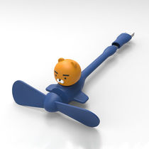 USB small fan plug charge bao Android mobile phone dual use mini mute tour with small portable fan