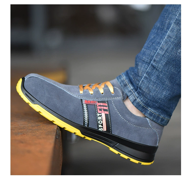Electrician's shoes, insulating shoes, casual welding work shoes, men's summer breathable, deodorant labor protection shoes, genuine leather, lightweight, non-slip, soft soles
