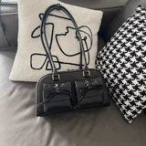 Ретро небольшая сумка подмышку с бантиком, сумка на одно плечо