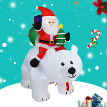 Christmas decorations 1 8 meters electric inflatable Christmas snowman Old man shopping mall supermarket hotel decoration gas mold ornaments