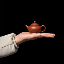 Lixing Purple Sand Jumud Great Red Robe Water Float Mini small horizontal pot One pot One cup of water personal self-use making teapot