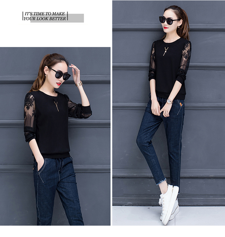 Mùa xuân và mùa thu áo thun dài tay rộng bên ngoài mặc áo sơ mi cotton nhỏ áo sơ mi nữ trung niên 40-50 tuổi quần áo mẹ kiểu áo trung niên