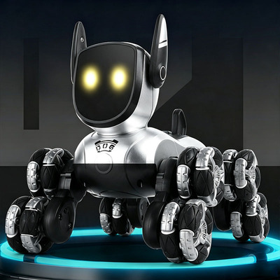 美玩优品遥控智能八轮特技机器狗