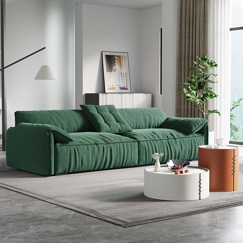 Willpower minimalist Elephant Ears Sofa Modern Minima Down Soft Bag Mesh Red living room Grand small family Type Home 