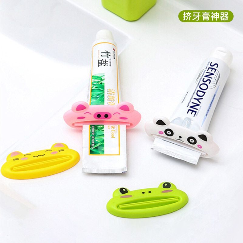Creative Manual Squeeze Toothpaste Squeezer Squeezer Children Toothpaste Clips Single Loaded Cartoon Thever Cute Squeeze Trial Bag