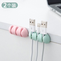 Desktop self-adhesive wire fixing wire clamp net wire fixing wire fastening wire finishing fixed clamping wire machine 2 clothes