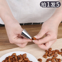Anti-cut hand cut vegetable hand guard Finger Finger finger guard finger stainless steel nail peeling to pick fruit peanut mulled