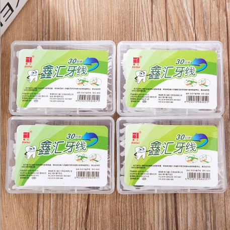 30 only boxes loaded with high pull care dental floss batter flat wire disposable dentistry toothpicks with toothpicks for toothpicks