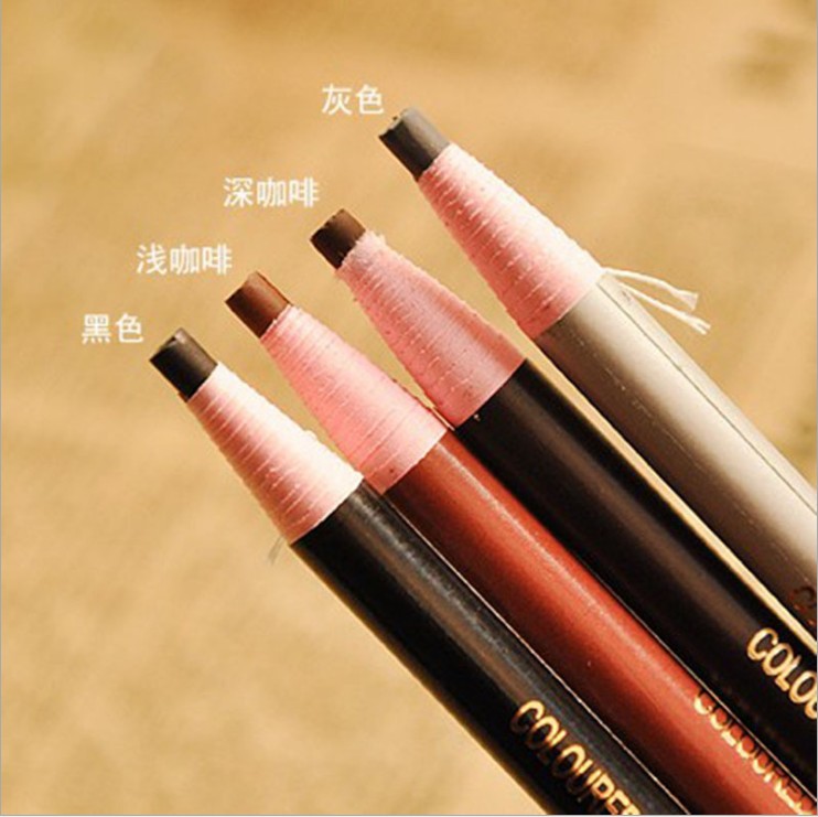 Photo studio special pull line eyebrow pencil Female beginner non-smudging easy-to-color eyeliner makeup soft pull line eyebrow pencil