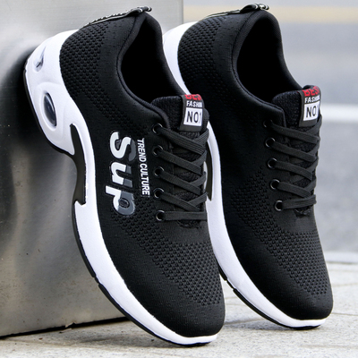 秋冬季男鞋飞织网布运动鞋