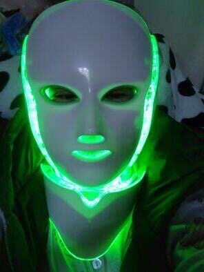 韩国LED彩光面膜仪家用美容仪红蓝光祛痘美白光子嫩肤仪器包邮