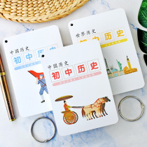 Junior High History Card Knowledge Card China World History 78 Ninth Grade Knowledge Point Big All Carry-on Memories