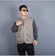 Mùa xuân và mùa thu cotton nhiều túi cộng với phân bón XL chụp ảnh câu cá nhiều mũ trung niên vest nam vest áo ba lỗ tập gym