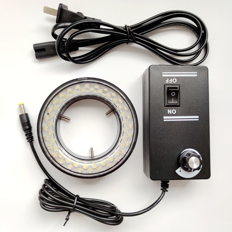 Maintenance mobile phone continuous variable magnification stereo microscope light source ring adjustable LED light TY-60 long life highlight
