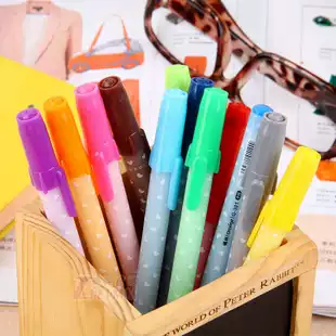 24 Orange G-301 Little Giant candy color dots jelly Gel Gel Pen water pen color pen 0 5mm