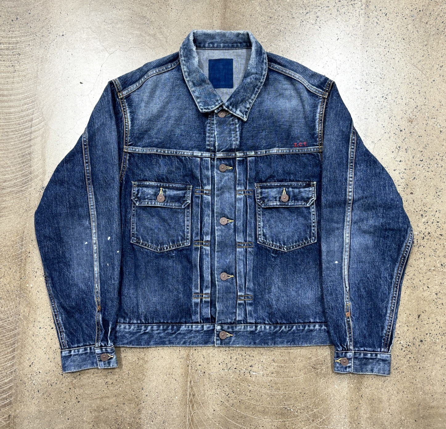 Visvim 24ss Rodney Jkt 夾克泥染做舊外套工裝夾克5號Navy-淘寶Taobao
