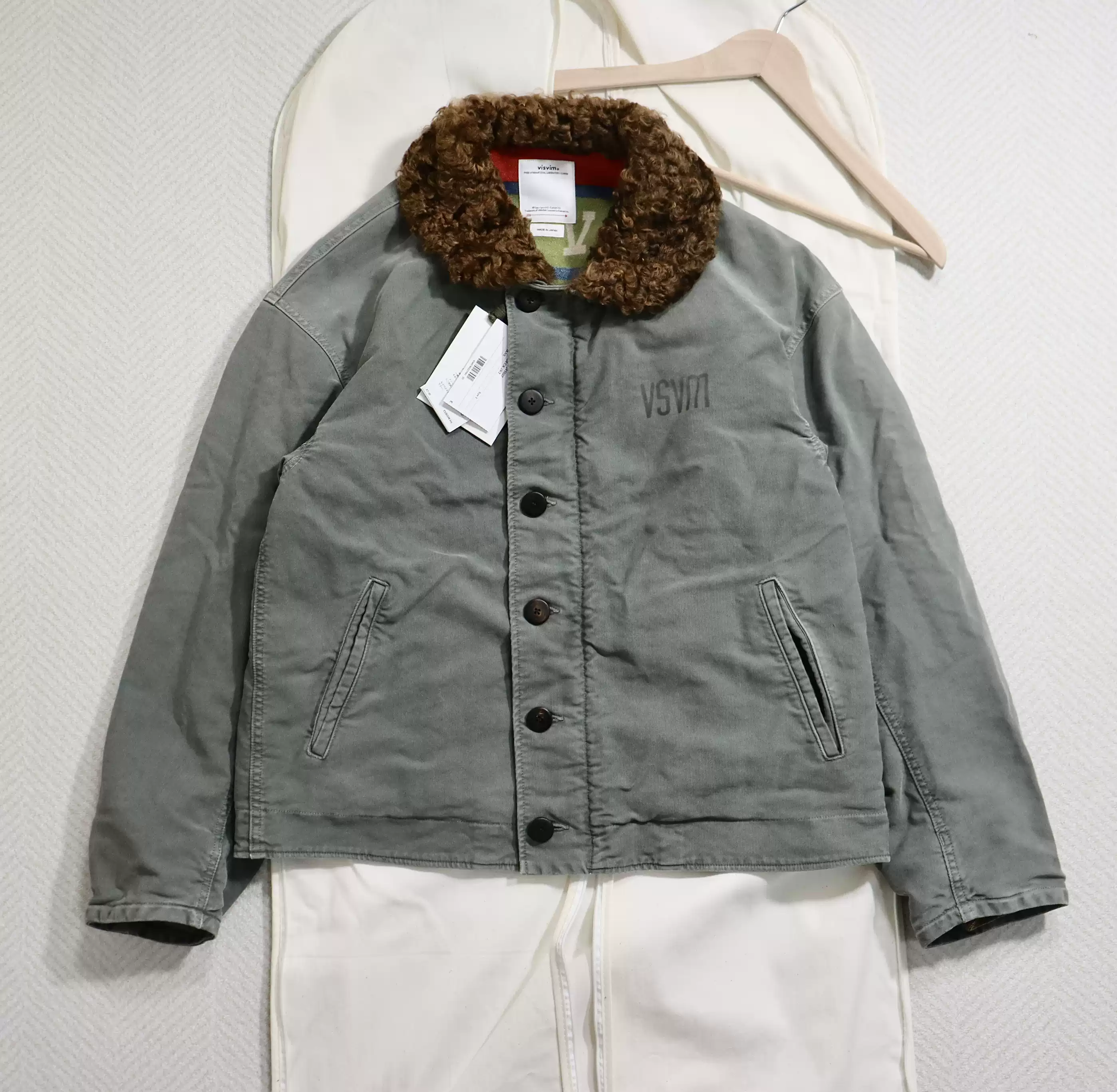 現貨Visvim ICT 24AW Macray Coverall Crash 破壞夾克外套-淘寶Taobao 