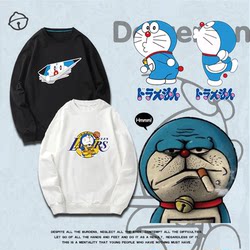 ຍີ່ຫໍ້ Animation ແຟຊັ່ນຍີ່ປຸ່ນ Doraemon Doraemon Doraemon ulzznag Harajuku style Doraemon ins warm neck sweatshirt