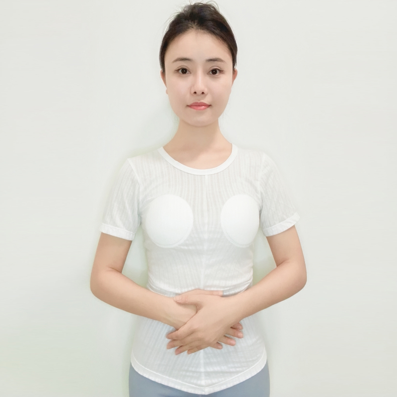 Pure Cotton Scoliosis-Specific Brace Underwear, Seamless, Breathable, Sweat-Absorbent, Close-Fitting, Extended Length, Custom-Made Short-Sleeve Vest, Long-Sleeve