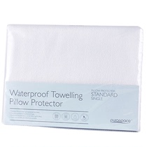  Towel cloth water proof pillowcase Single pillow with cotton anti-mite head oil pillow core Pillow liner cover Protective cover Summer adult