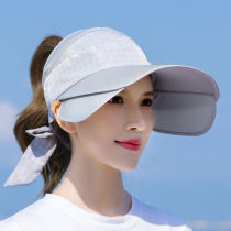 Sun hat Women in summer cover Korean version 100 hitch outdoor out of the bike hat sunscreen hat lady sunscreen hat