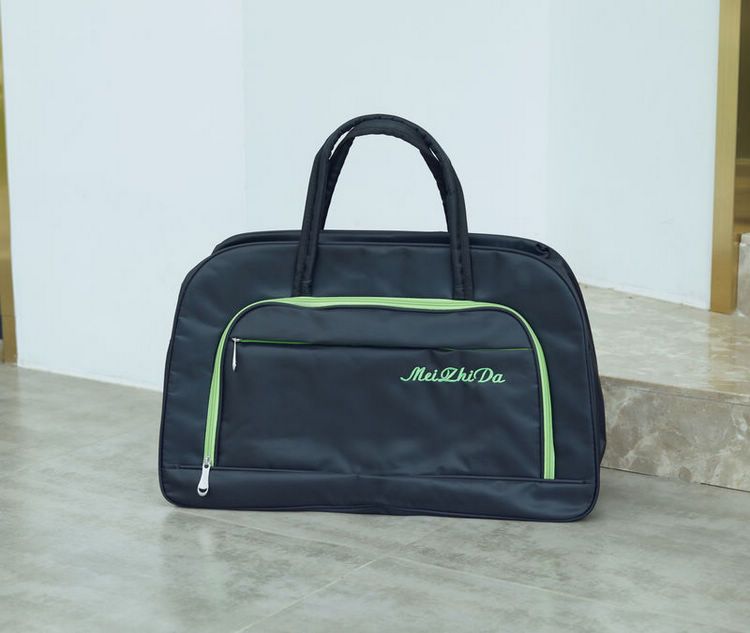 Phiên bản Hàn Quốc của túi hành lý vải Oxford dung tích lớn túi duffel nhẹ đi khoảng cách ngắn Túi du lịch nữ xách tay đơn giản chống thấm nước - Túi du lịch