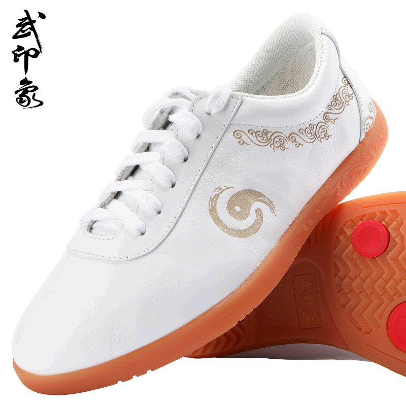 Tai Chi Shoes Lady Genuine Leather Bull Fascia Bottom Taijiquan Shoes 8 Duo Jin Kung Shoes Martial Arts Training Shoes Tai Chi Shoes Man-Taobao