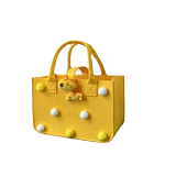 Мультяшная вместительная и большая льняная сумка для матери и ребенка, шоппер, увеличенная толщина, подарок на день рождения