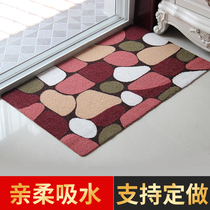 Customized entrance carpet doormat mat floor mat kitchen entrance bathroom home absorbent non-slip mat can be cut