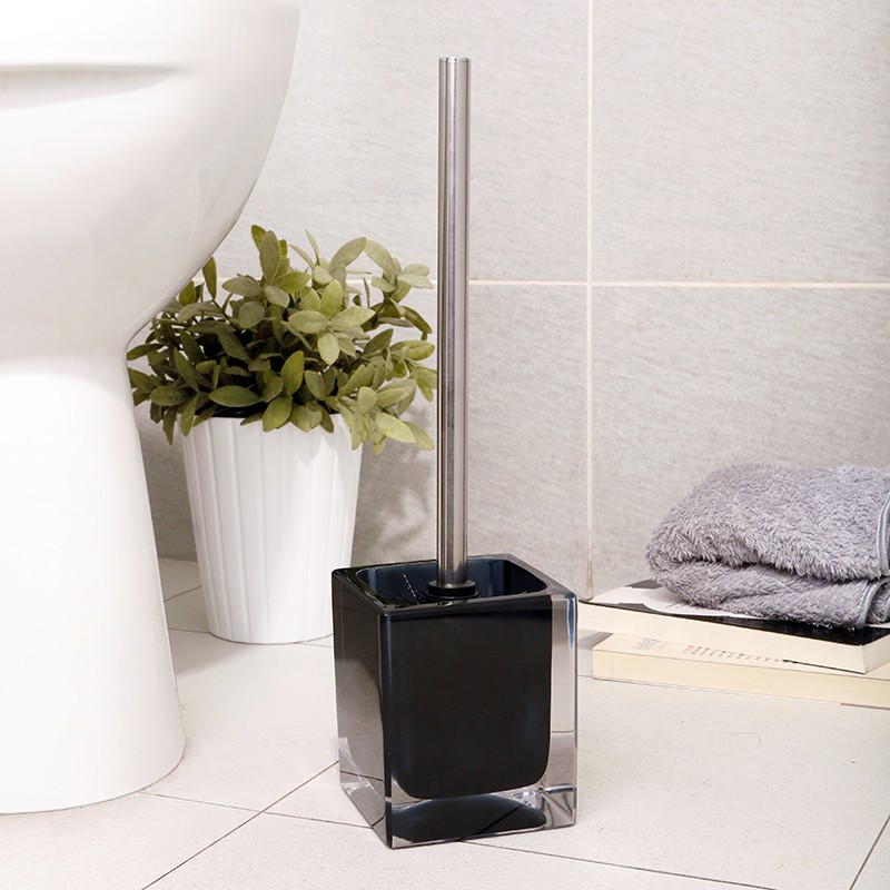 Toilet brush Toilet Brush Suit Eu Style Makeup Room Clean Toilet Brush No Dead Angle Home Perforated Toilet Brush