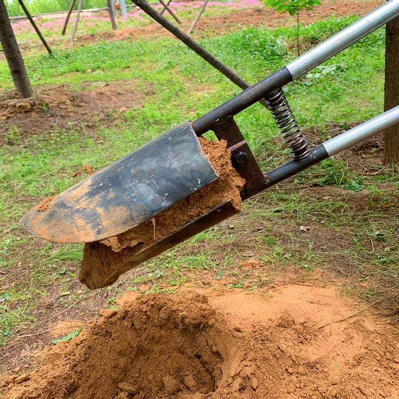 To shovel telegraph pole pit to shovel shovel digging hole agricultural shovel shovel gardening outdoor archaeological exploration shovel Luoyang shovel