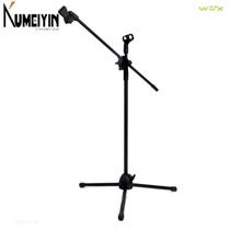 Dual Clips Boom Microphone Mic Stand Holder Adjustable C2019