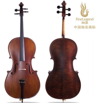 Fengling cello all handmade natural tiger pattern Maple cello adult performance test cello