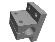 Optical axis Rhombic horizontal fixed support seat SHF8 thickened mounting bracket thickened optical axis support seat 4 mounting holes