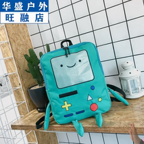 Japan and South Korea cute cartoon cute adventure time backpack soft sister two-dimensional funny personality three-dimensional student schoolbag