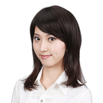 Wig invisible incognito cover white hair patch Female head cover white hair wig piece oblique bangs hair patch block