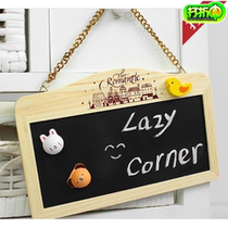 Limited time to buy wooden blackboard message board shooting props childrens education supplies door board decoration listing
