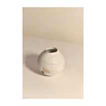 (Tsukiji Art) Tsinghua University Dong Yue Winter Pottery Flower White Glaze Small Jar