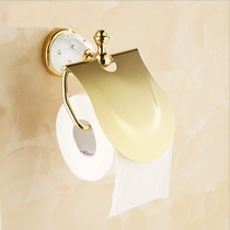 Franc Gold Plated Toilet Paper Towel Rack Waterproof Wipe Handout Cardboard Box Bathroom Toilet Paper Rack Creativity 5307B